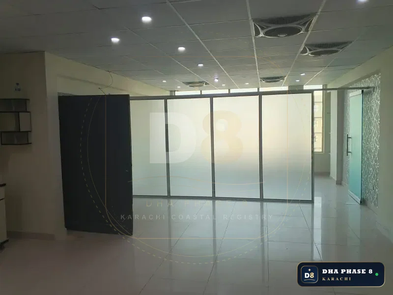 1,000 Sq Ft Office Floor for Rent in Al-Murtaza Commercial
