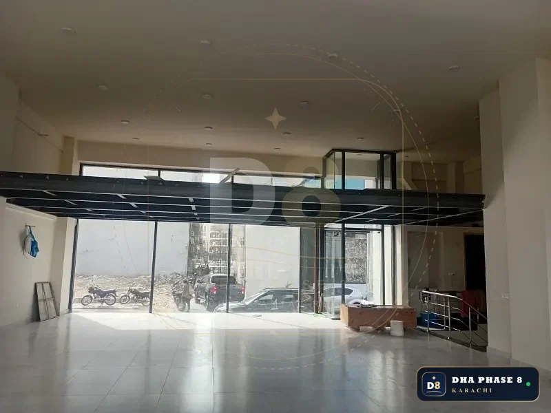 200 Sq Yd Retail Showroom / Shop for Rent in Al-Murtaza Commercial | Full Basement