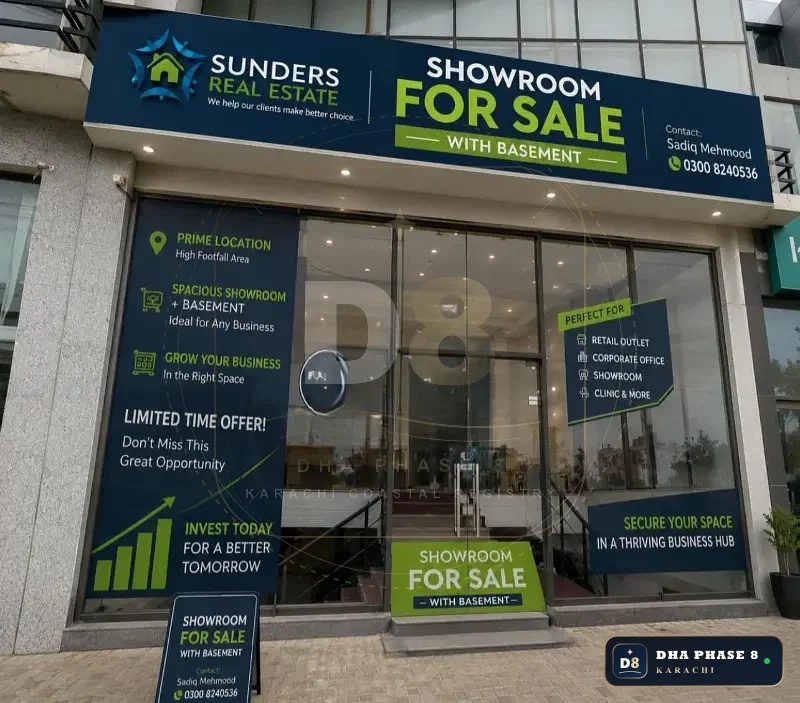 16 Marla Office Floor for Sale in Phase 8 | Full Basement