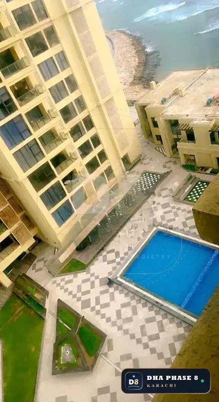1,200 Sq Ft 1 Bed Apartment in Emaar Crescent Bay (Coral Towers) | Direct Sea View