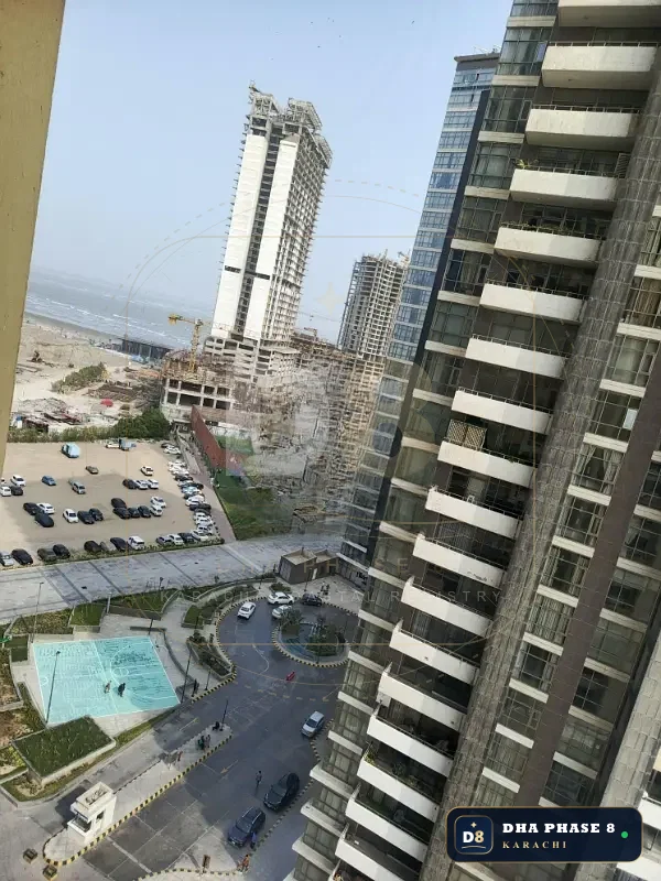 1,500 Sq Ft 2 Bed Apartment in Emaar Crescent Bay (Coral Towers) | Direct Sea View