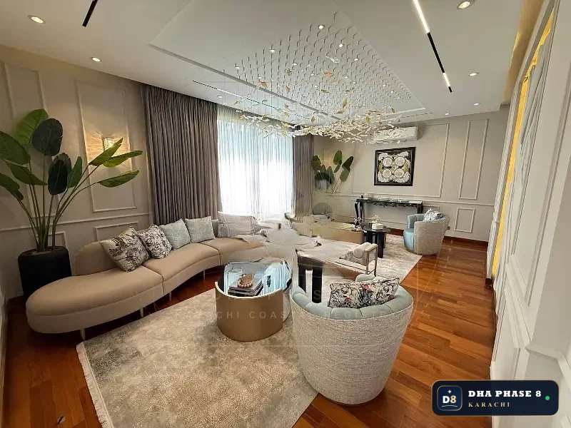 1,000 Sq Yd 6 Bed Designer Villa in Phase 8