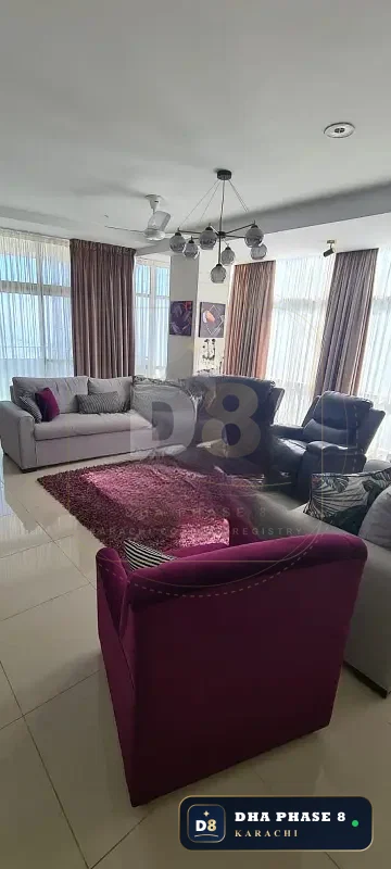 2,190 Sq Ft 3 Bed Apartment in Emaar Crescent Bay | Direct Sea View
