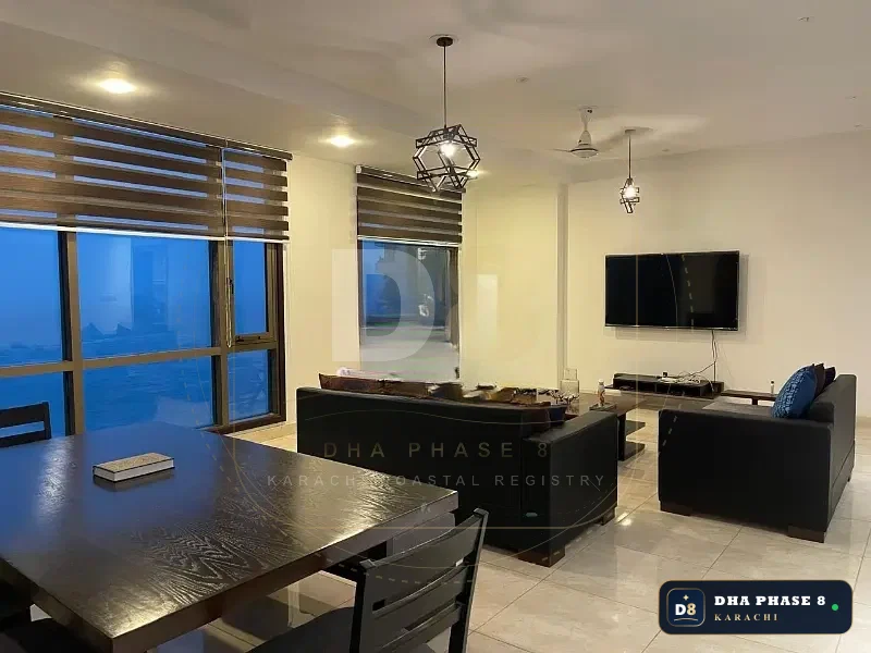 2,400 Sq Ft 3 Bed Apartment in Emaar Crescent Bay (Pearl Towers) | Direct Sea View