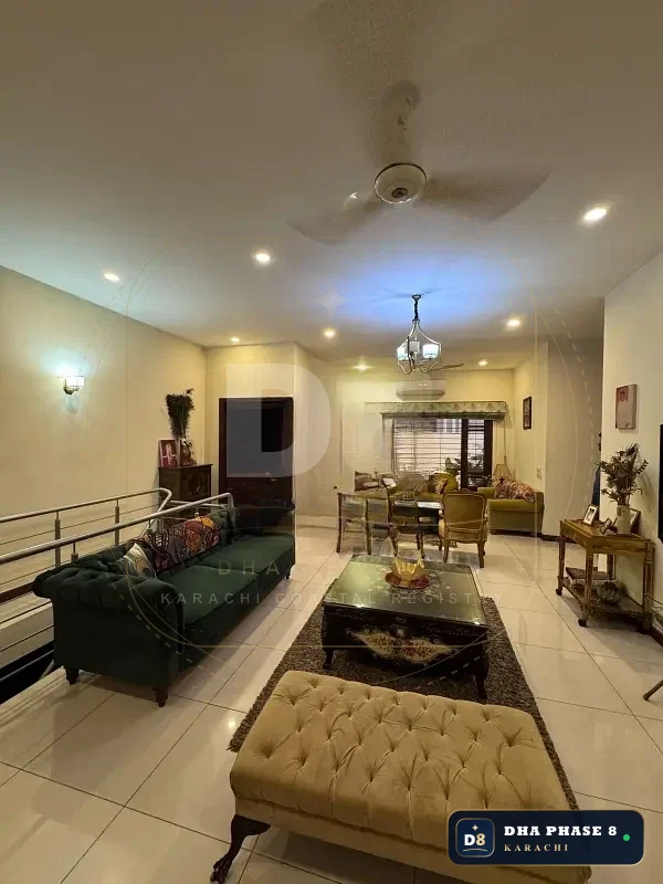 500 Sq Yd 6 Bed Designer Villa in Phase 8 | 2-Unit Layout