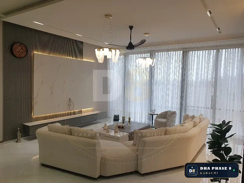 500 Sq Yd 6 Bed Designer Villa in Zone A
