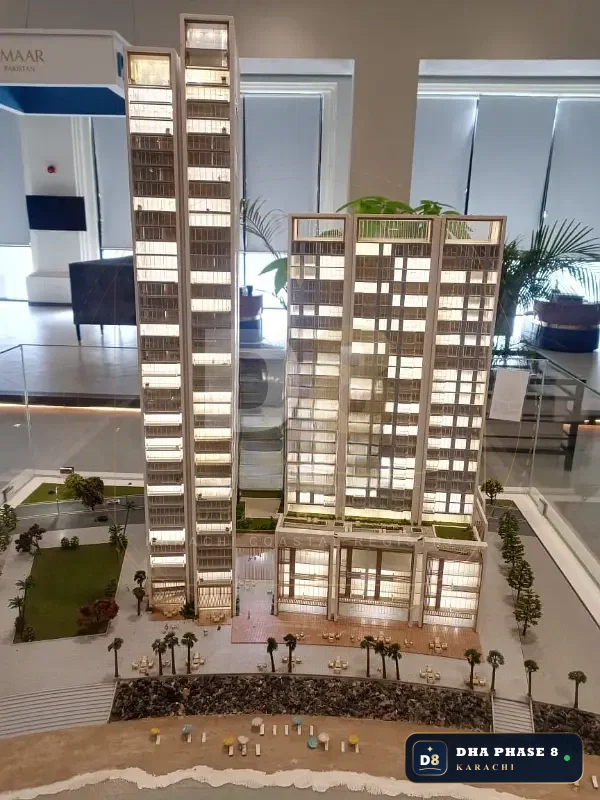 1,147 Sq Ft 1 Bed Apartment in Emaar Crescent Bay (The Views) | Direct Sea View