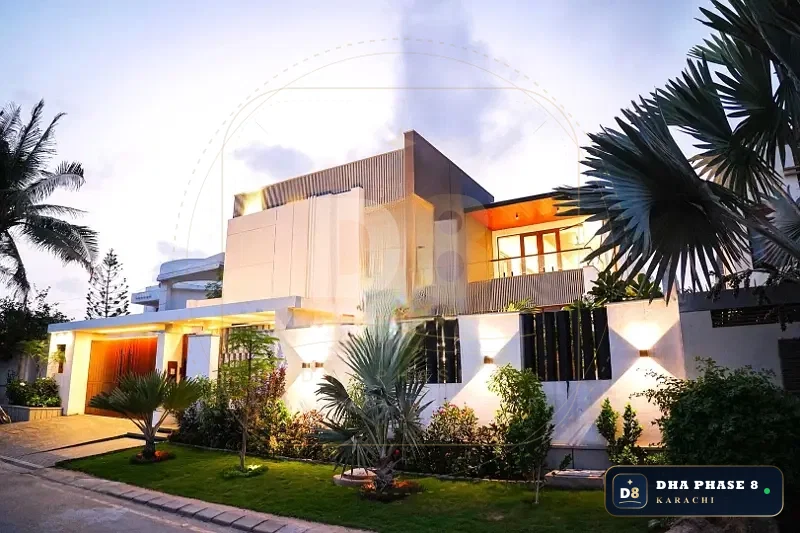 1,000 Sq Yd 6 Bed Designer Villa in Phase 8 | Basement, Pool & Cinema