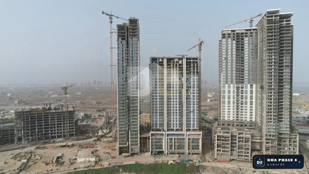 8 Marla 2 Bed Apartment in Emaar Crescent Bay (The Views) | Direct Sea View