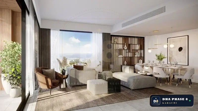 1,640 Sq Ft 2 Bed Apartment in Emaar Crescent Bay (Park Edge) | 3-Year Payment Plan