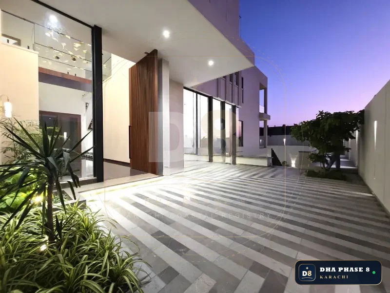 1,000 Sq Yd 7 Bed Designer Villa in Phase 8 | Basement, Pool & Cinema