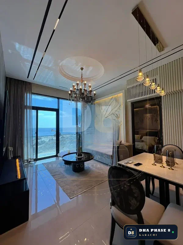 1,600 Sq Ft 2 Bed Apartment in HMR Waterfront | Direct Sea View