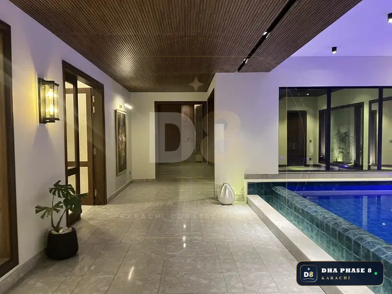 666 Sq Yd 7 Bed Designer Villa in Phase 8 | Basement, Pool & Cinema