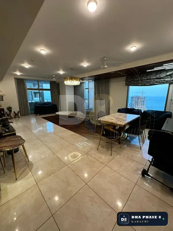 2,800 Sq Ft 3 Bed Apartment in Emaar Crescent Bay (Pearl Towers) | Direct Sea View