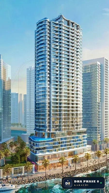 939 Sq Ft 1 Bed Apartment in HMR Waterfront | Direct Sea View