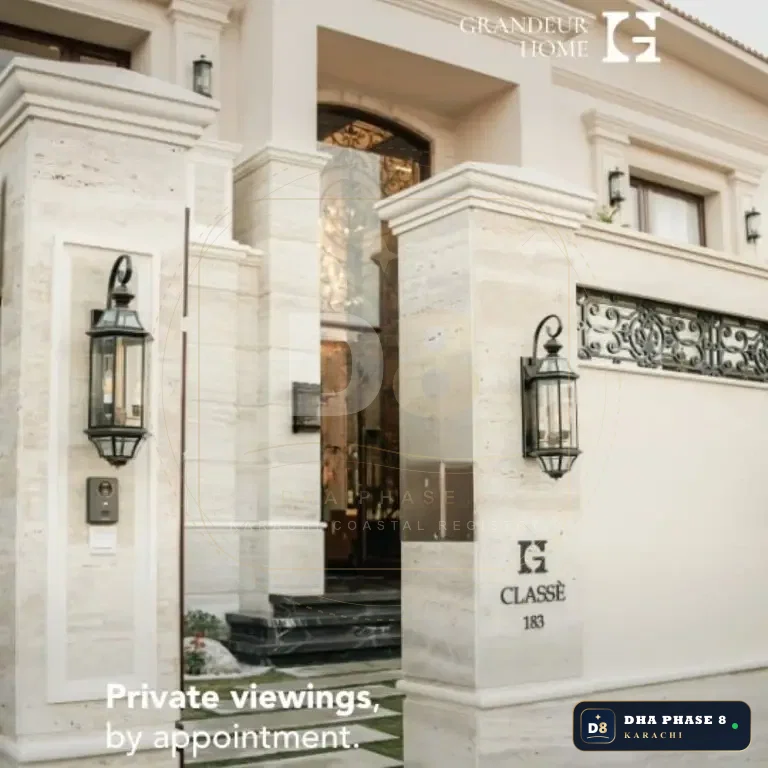 1,000 Sq Yd 6 Bed Designer Villa in Phase 8 | Basement, Pool & Cinema
