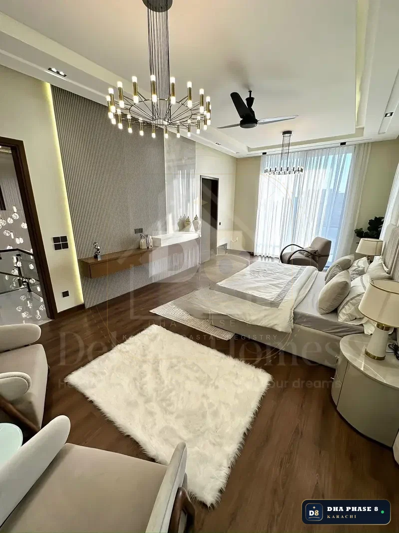 500 Sq Yd 7 Bed Designer Villa in Phase 8 | Basement, Pool & Cinema