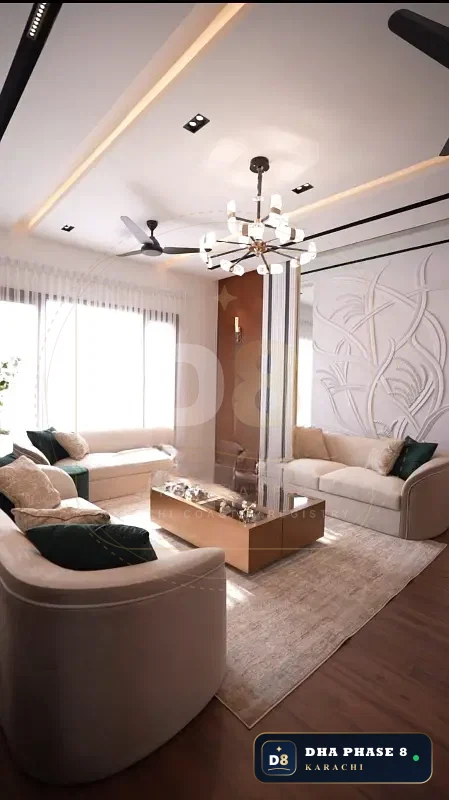 500 Sq Yd 5 Bed Designer Villa in Phase 8 | Full Basement