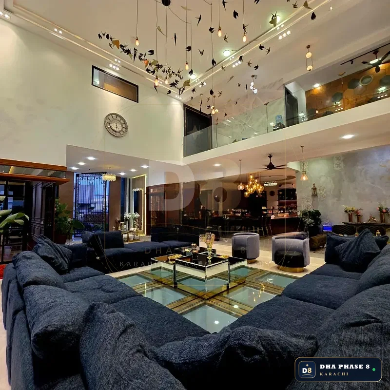 2,000 Sq Yd 7 Bed Designer Villa in Phase 8 | Basement, Pool & Cinema