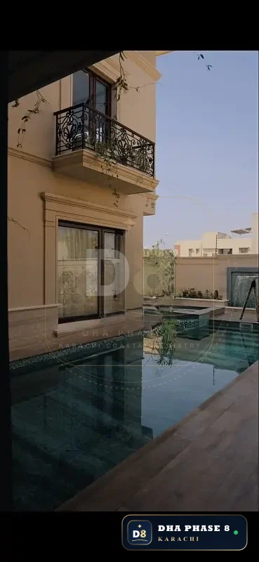1,000 Sq Yd 6 Bed Designer Villa in Phase 8 | Basement, Pool & Cinema