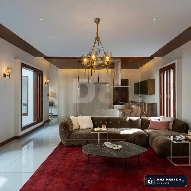 1,080 Sq Yd 6 Bed Designer Villa in Phase 8 | Basement, Pool & Cinema
