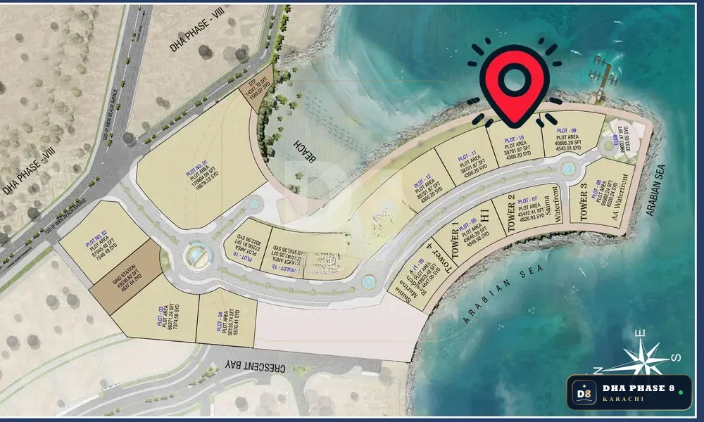 2,500 Sq Ft 3 Bed Apartment in HMR Waterfront | Private Plunge Pool