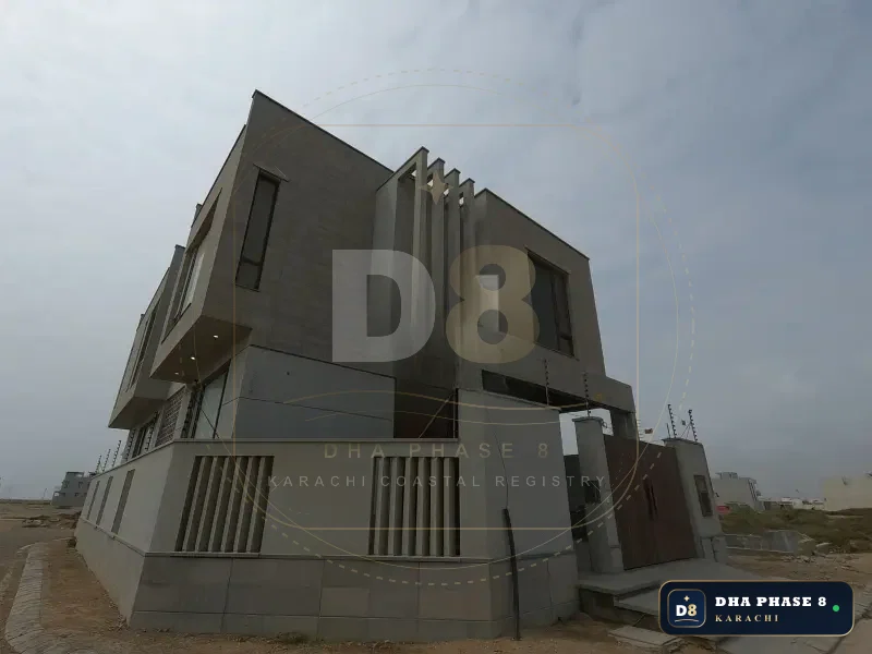 300 Sq Yd 4 Bed Designer Villa in Phase 8 Extension | Direct Sea View