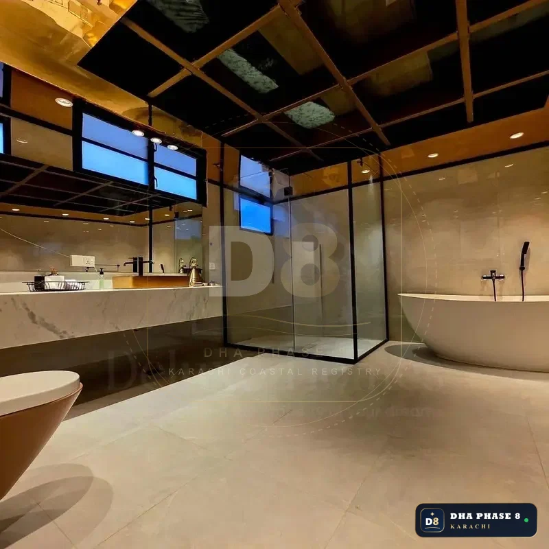 2,000 Sq Yd 8 Bed Designer Villa in Phase 8 | Basement, Pool & Cinema