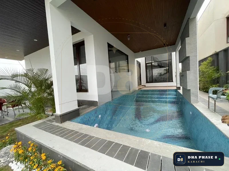 666 Sq Yd 6 Bed Designer Villa in Zone A | Basement, Pool & Cinema