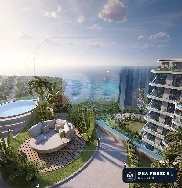 1,724 Sq Ft 2 Bed Apartment in HMR Waterfront | Direct Sea View