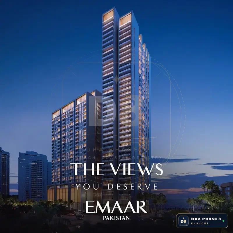 11 Marla 3 Bed Apartment in Emaar Crescent Bay (The Views) | Direct Sea View