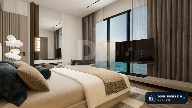 1,625 Sq Ft 2 Bed Apartment in HMR Waterfront | Private Plunge Pool