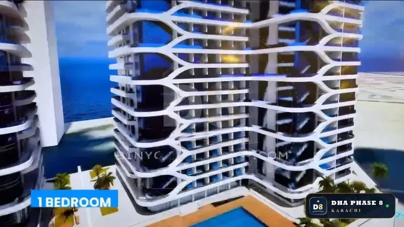 862 Sq Ft 1 Bed Apartment in HMR Waterfront | Private Plunge Pool