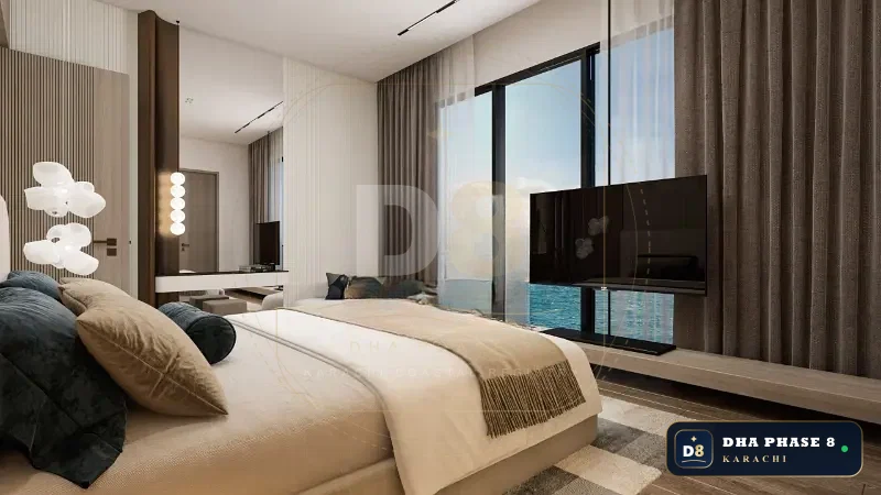 1,625 Sq Ft 2 Bed Apartment in HMR Waterfront | Private Plunge Pool