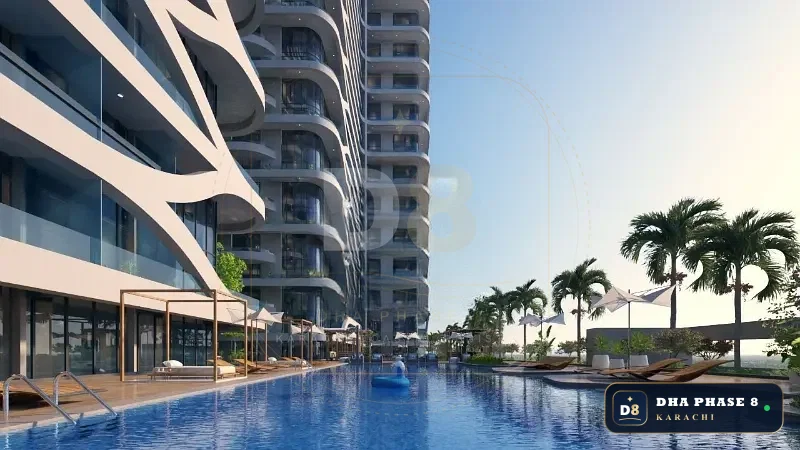 950 Sq Ft 1 Bed Apartment in Phase 8