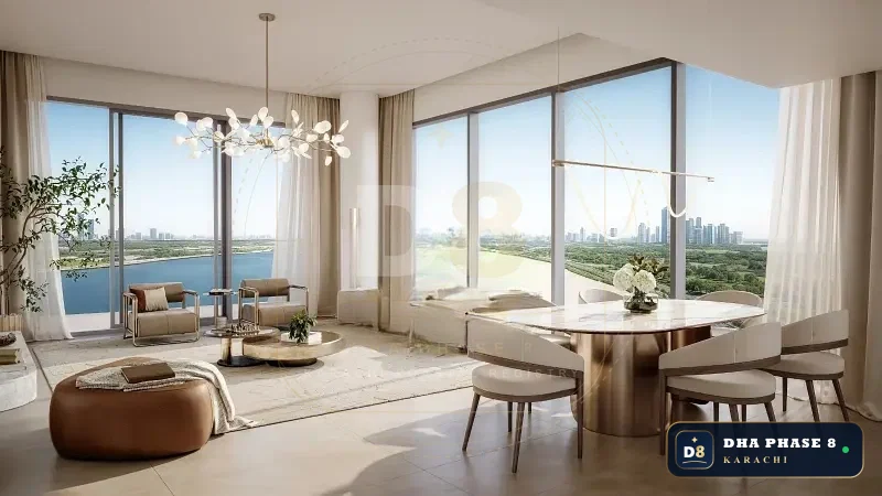 2,190 Sq Ft 3 Bed Apartment in Emaar Crescent Bay (Reef Towers) | with Maid Room