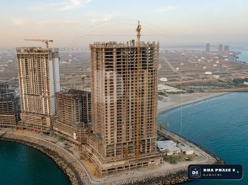 6 Marla 2 Bed Apartment in HMR Waterfront | Private Plunge Pool