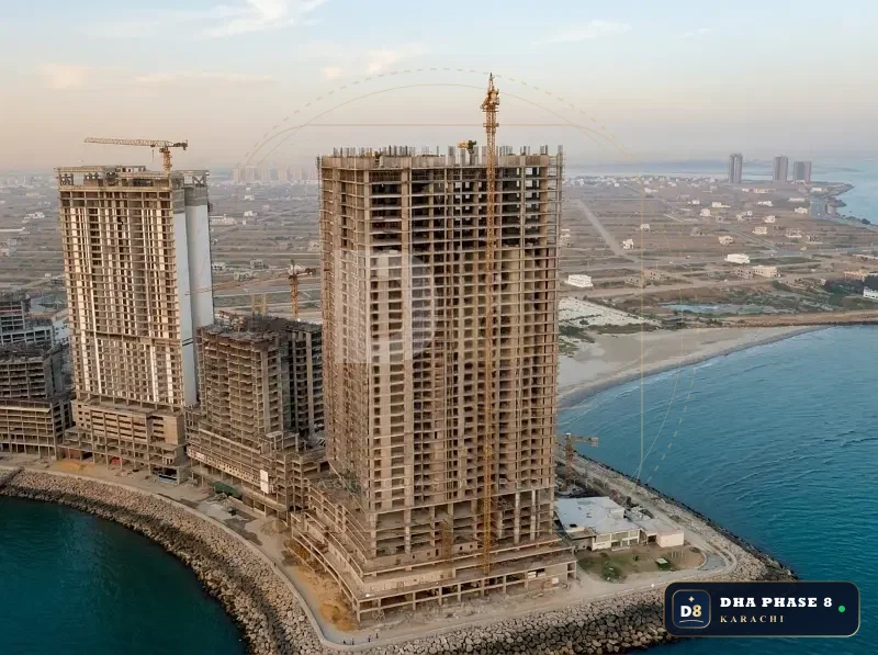 6 Marla 2 Bed Apartment in HMR Waterfront | Private Plunge Pool
