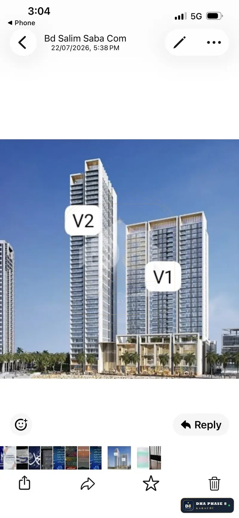 3,711 Sq Ft 4 Bed Apartment in Emaar Crescent Bay (The Views) | Direct Sea View
