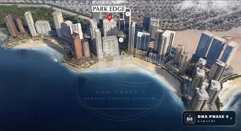 1,639 Sq Ft 2 Bed Apartment in Emaar Crescent Bay (Park Edge) | Direct Sea View