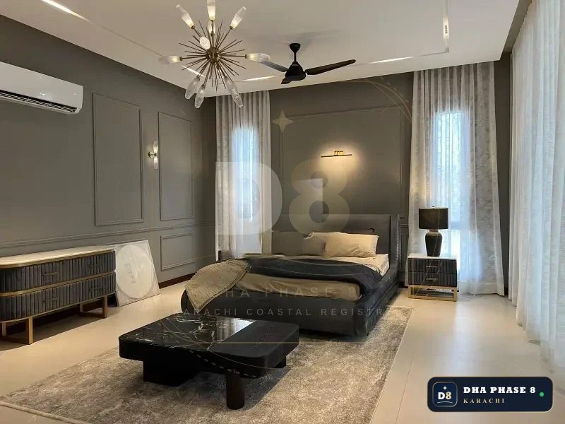 1,000 Sq Yd 6 Bed Designer Villa in Phase 8 | Basement, Pool & Cinema