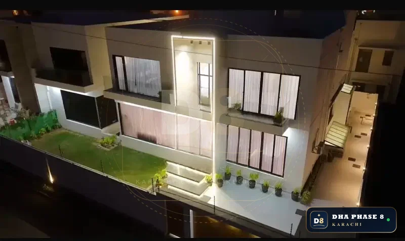 1,000 Sq Yd 11 Bed Designer Villa in Phase 8 | Basement, Pool & Cinema