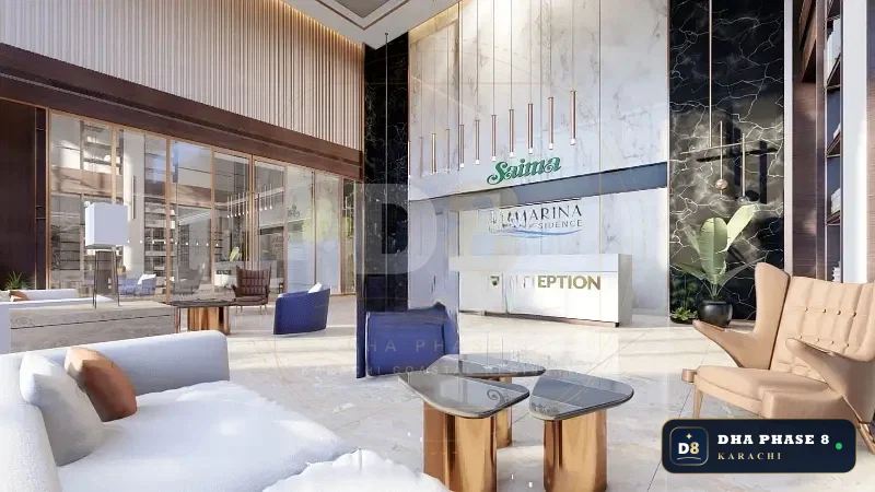 1,371 Sq Ft 2 Bed Apartment in HMR Waterfront | Direct Sea View