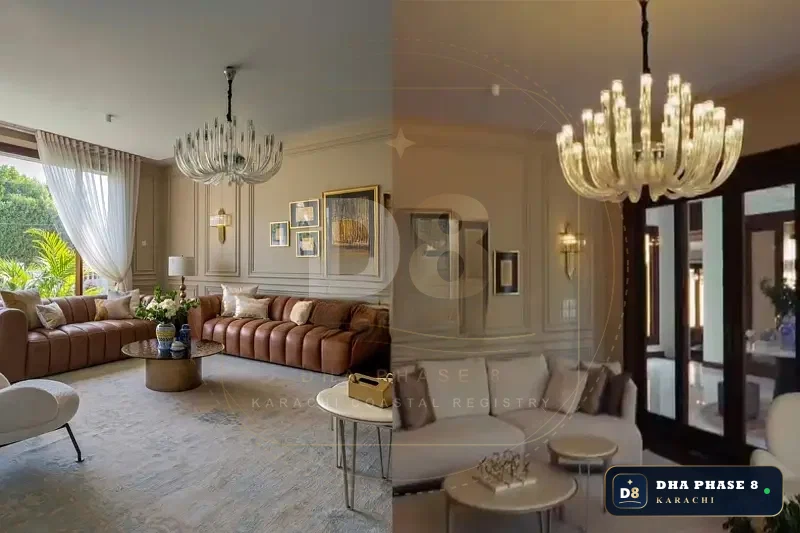 1,000 Sq Yd 6 Bed Designer Villa in Phase 8 | Basement, Pool & Cinema
