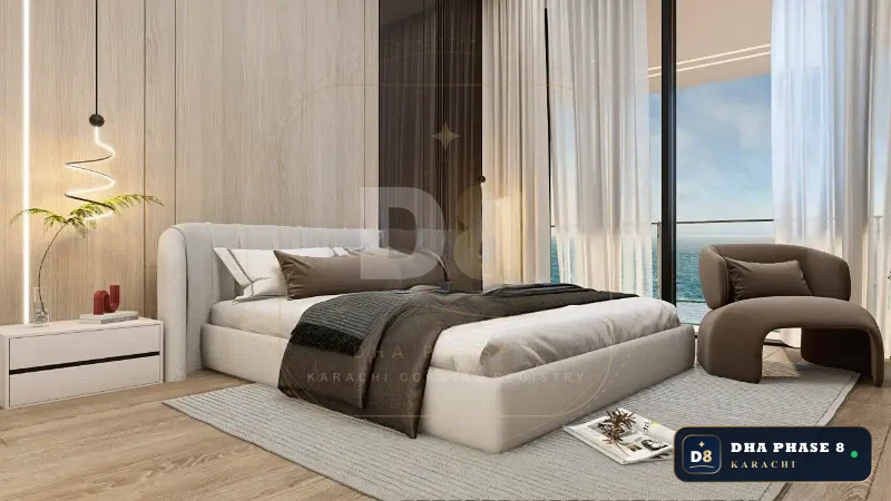 111 Sq Yd 1 Bed Designer Villa in HMR Waterfront | Installment Plan Available