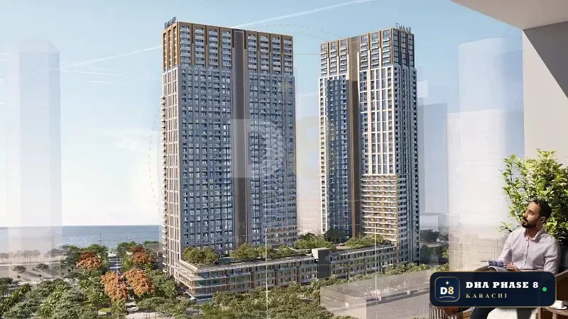 9 Marla 2 Bed Apartment in Emaar Crescent Bay | Direct Sea View