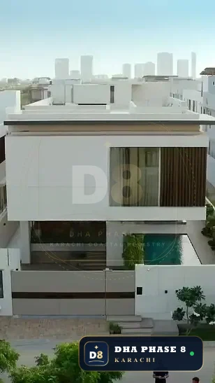 500 Sq Yd 5 Bed Designer Villa in Phase 8 | Basement, Pool & Cinema