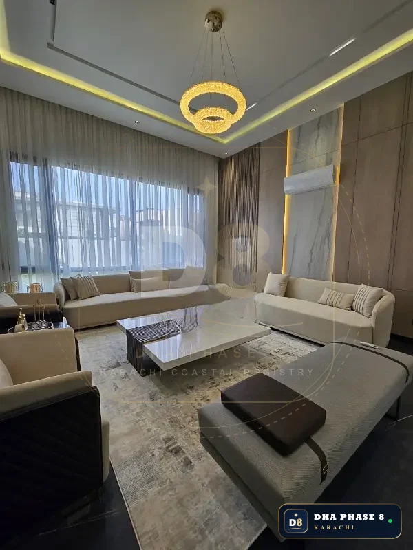 1,000 Sq Yd 6 Bed Designer Villa in Phase 8 | Basement, Pool & Cinema