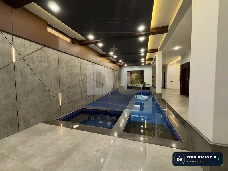 500 Sq Yd 6 Bed Designer Villa in Phase 8 | Basement, Pool & Cinema