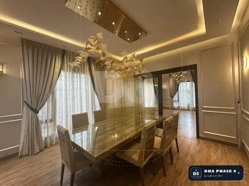 500 Sq Yd 5 Bed Designer Villa in Phase 8 | Basement, Pool & Cinema